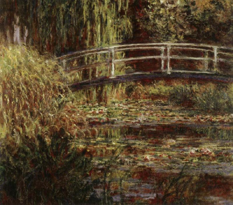 Water Lily Pool,Harmony in Pink, Claude Monet